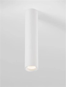 Spot aplicat LED design tehnic LUISA alb, H-20cm