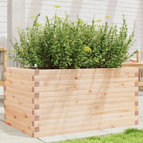 vidaXL Jardinieră de grădină, 90x60x45,5 cm, lemn masiv de pin