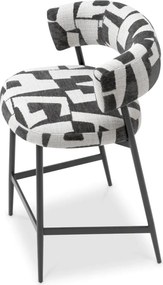 Scaun bar design LUX Counter Stool Folsom, Brooklyn black