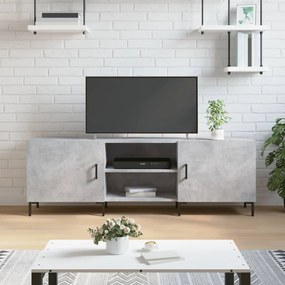 vidaXL Comodă TV, gri beton, 150x30x50 cm, lemn compozit