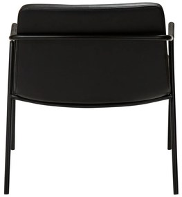 Fotoliu din piele artificială DAN-FORM Denmark Boto, negru