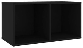 Comode TV, 2 buc., negru, 72x35x36,5 cm , PAL 2, Negru, 72 x 35 x 36.5 cm