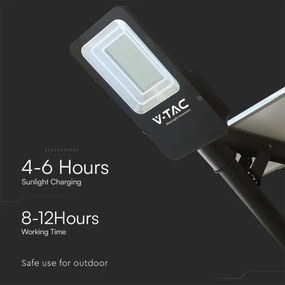 Lampă stradală solară LED reglabilă HYBRID LED/50W/230V 6500K IP65 + DO