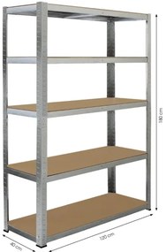 Stelaj de depozitare Fieldmann 180x120x40 cm