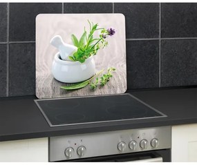 WENKO 2712940500 - Placă de acoperire pentru alimente 56 x 50 cm, multicoloră/transparentă