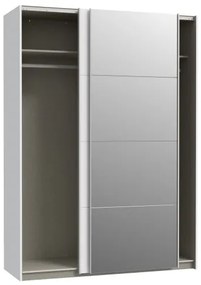 Dulap cu oglindă KARO, 150 x 210 cm, alb