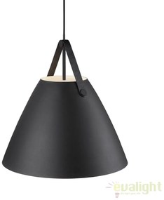 Lustra / Pendul design nordic Strap 48 negru 84353003 DFTP