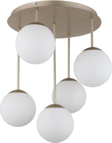Globo 47441-5CH - Lustru aplicat HARMON 5xE14/25W/230V alamă