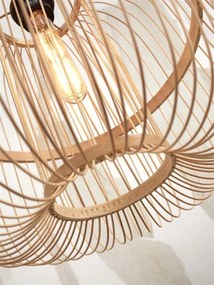 Lampa de podea eco din bambus Hokkaido S 25cm, alb