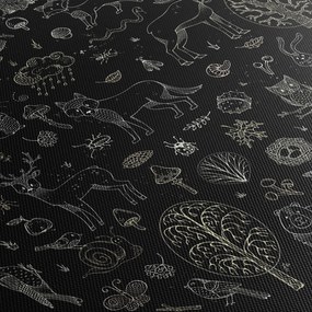 Tablou - Natură (cu ceas) (90x30 cm)