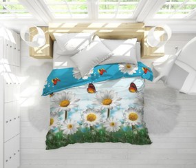 Pilota de Vara Flower Field, Microfibra Matlasata, 200x220 cm, 150g/mp