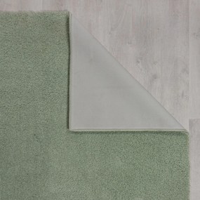 Covor verde lavabil din fibre reciclate 120x170 cm Fluffy – Flair Rugs