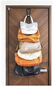 Cuier pentru genți cu 6 cârlige YAMAZAKI Kanazawa, negru