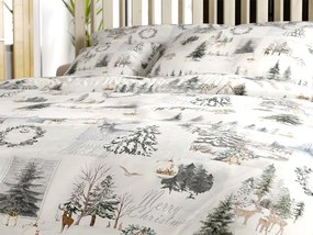 Lenjerie de pat din bumbac WINTER WHISPER colorata Dimensiune lenjerie de pat: 70 x 90 cm | 140 x 200 cm