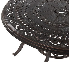 Masă de grădină 102 cm SALIO (MDF) (maro) (pentru 4 persoane). 1018808