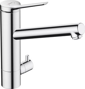 Baterie bucatarie monocomanda Hansgrohe Zesis M33 200 CoolStart cu 1 jet