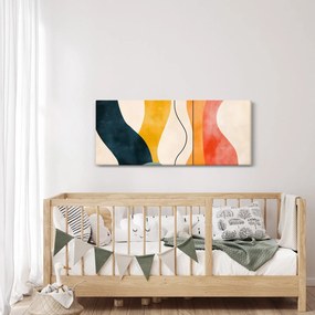 Tablou - Ilustrație colorată minimalistă II. (120x50 cm)