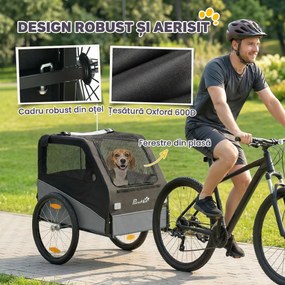 PawHut Cărucior transport animale | Aosom Romania