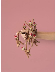 Statuetă din lemn masiv Kay Bojesen Denmark Monkey Teak