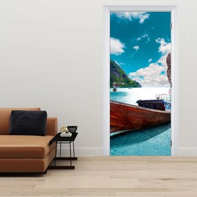 Fototapet pentru ușă - Raiul pe pământ (95x205cm)