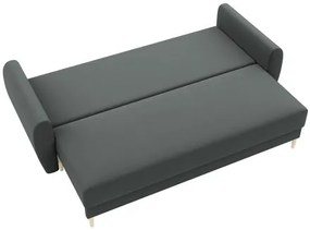 Canapea extensibilă Keklat (Negru) (cu sp. depozitare). 1105552