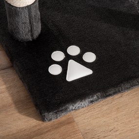 PawHut Ansamblu de Joacă de Tavan pentru Pisici Multinivel cu Înălțime Reglabilă 240-260 cm, cu Cuști și Scări, Gri | Aosom Romania