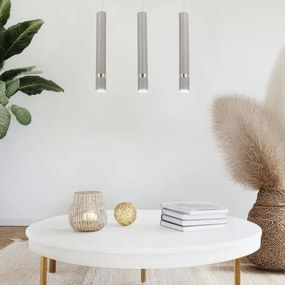 Lustră pe cablu Brilagi POKER 3xGU10/25W/230V bej