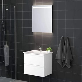 Corp de baie cu lavoar VEDO + oglindă LED 10W/230V IP44, alb