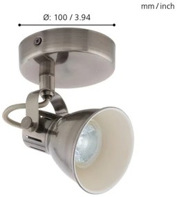 Eglo 96552 - LED Lampa spot SERAS 1xGU10/3,3W/230V