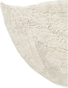 Covor pentru copii crem lavabil/țesut manual din bumbac 100x120 cm Swan – Lorena Canals