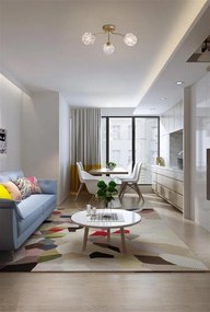 Lustra aplicata 3 becuri metal auriu Astral