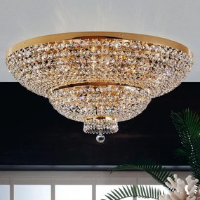 Lustra XXL aplicata cristal Schöler design de lux Sheraton 105cm, 24K gold plated