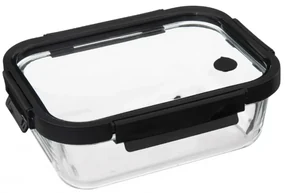 Caserola Clipe Plus, sticla, dreptunghiulara, 0.5 litri