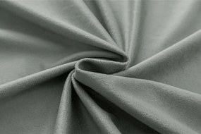 Draperie opaca DREAM VELVET 140x250 cm, gri Agatat: Inele metalice