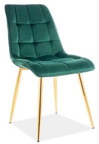 Scaun Bucatarie Si Dining CHIC Verde BLUVEL 78/Auriu