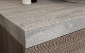 Set lemn masiv Mobilier Baie Suspendat Salta Personalizabil - 120 cm