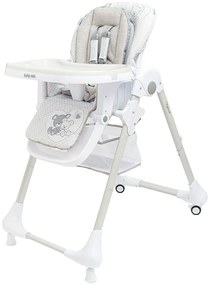 Scaun înalt pentru copii Baby Mix  Infant, gri