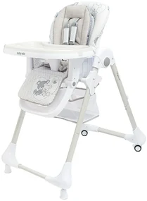 Scaun înalt pentru copii Baby Mix  Infant, gri