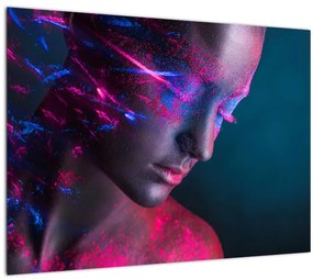 Tablou strălucitor a femeii (70x50 cm)