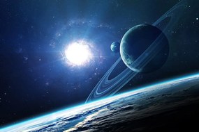 Tapet planeta în universul