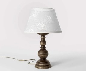 Lampa de masa clasic elegant din alama masiva Flemish
