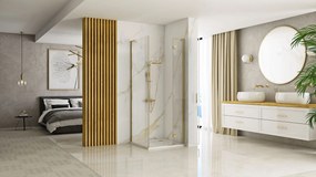 Cabina dus REA Hugo 80x90 Gold Brush