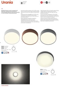 Plafonieră LED de exterior Redo 90496 URANIA LED/10W/230V 3000K IP65 maro