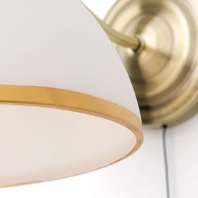 Lampă de perete Orion WA 2-1371/1 OLD LAMP 1xE27/40W/230V alb/bronz