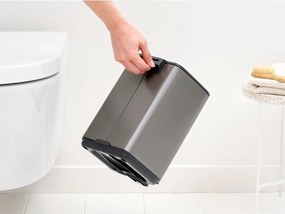 Coș de gunoi gri cu pedală din oțel 4 l Bo – Brabantia