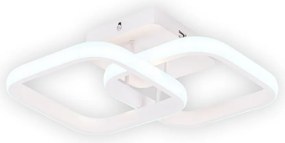 Aplica LED Erste Aria 28W 3CCT Alb Mat, Design Modern Curbat 330x260x90mm, Lumina Reglabila din Intrerupator pentru Living, Hol sau Dormitor