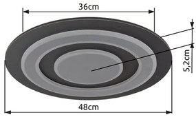 Plafoniera LED design decorativ JAYDEN D-48cm