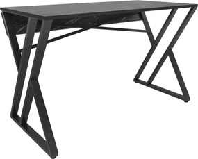Masa birou GYZA, negru, PAL melaminat, 120x60x75 cm