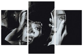 Tablou - Privind în oglindă (90x60 cm)