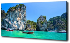 Print pe canvas Barci thailanda